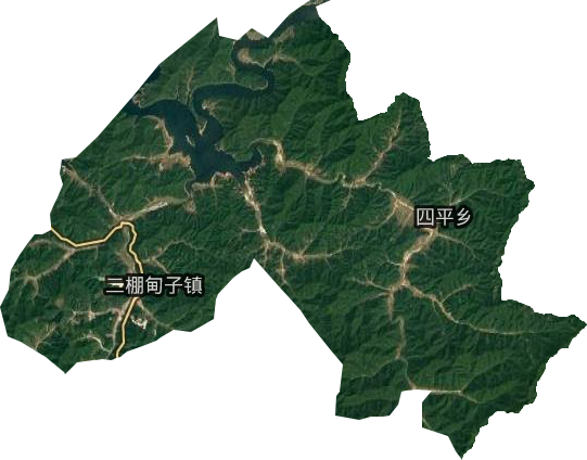 二棚甸子镇卫星图