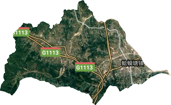 金山镇卫星图