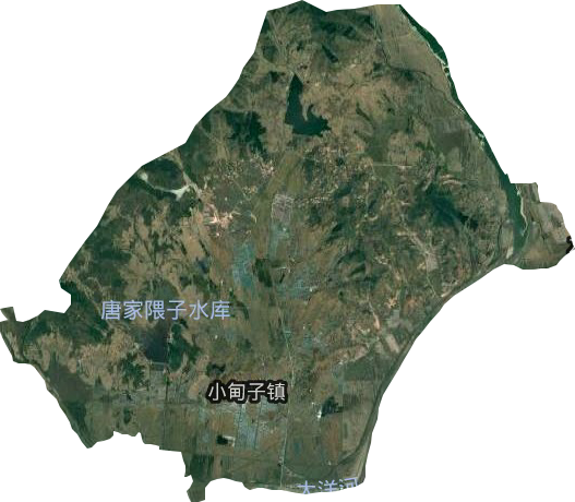 小甸子镇卫星图
