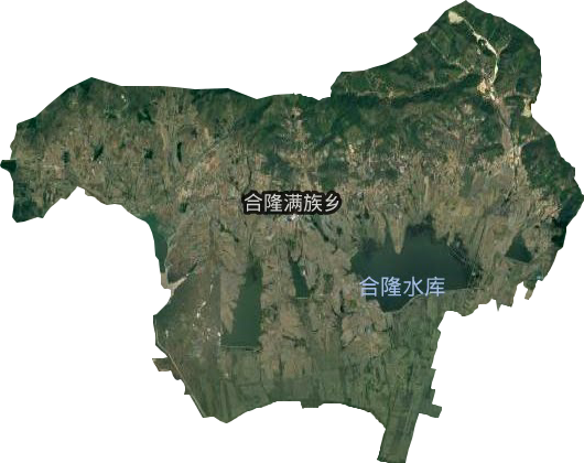 合隆满族乡卫星图