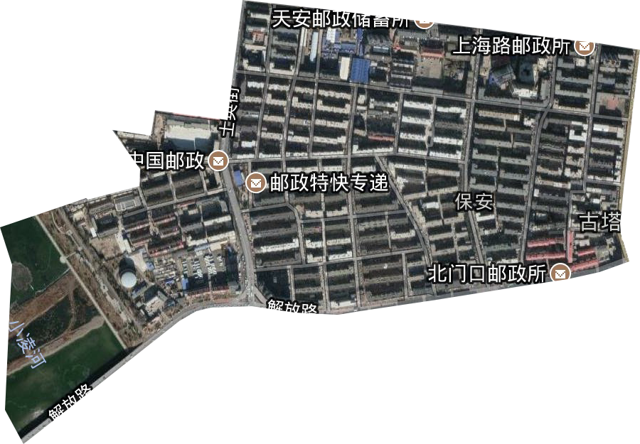 保安街道卫星图