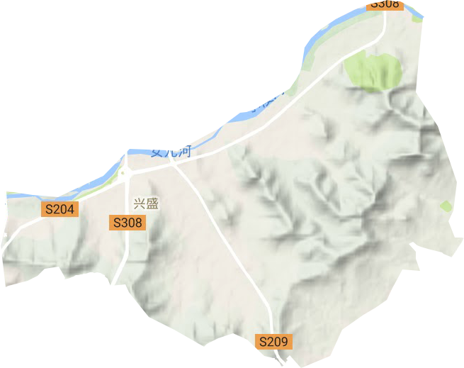 锦州市果树农场地形图