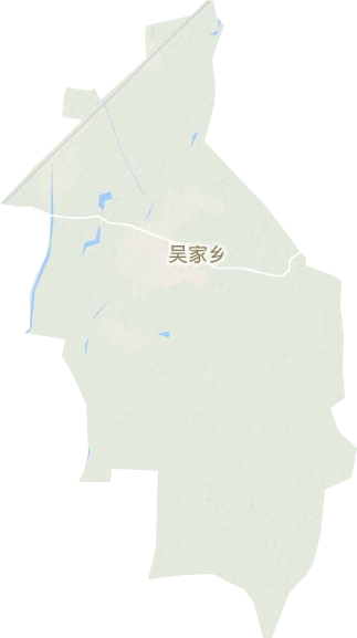 吴家乡地形图