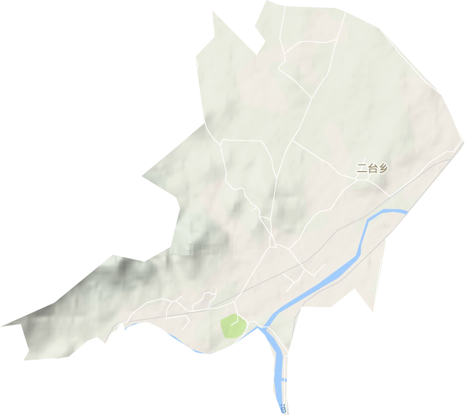 二台乡地形图