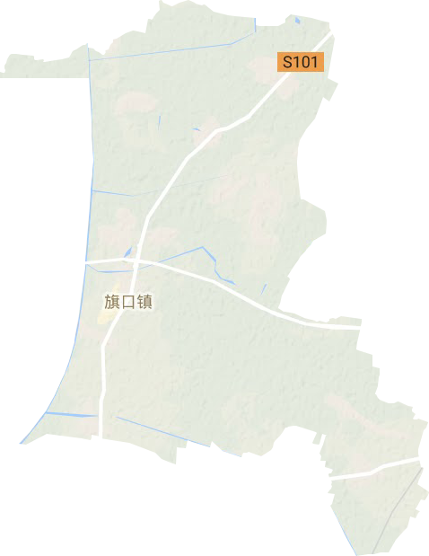 旗口镇地形图