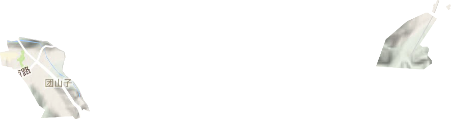 团山街道地形图