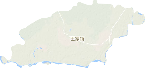 王家镇地形图