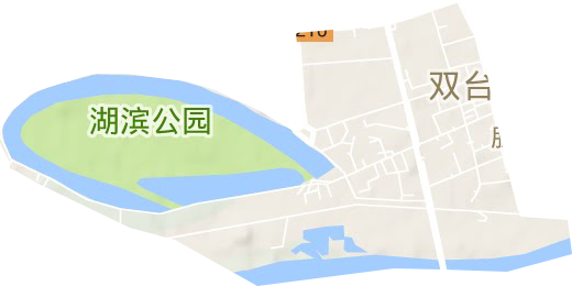 胜利街道地形图