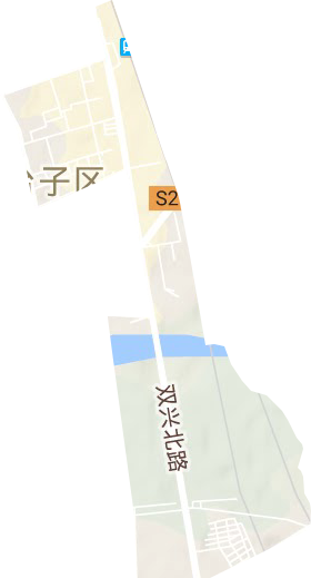 建设街道地形图