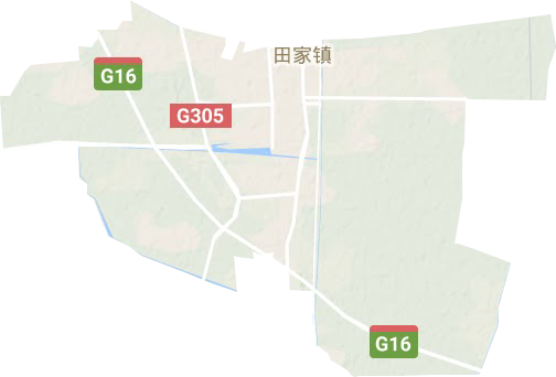 田家镇地形图