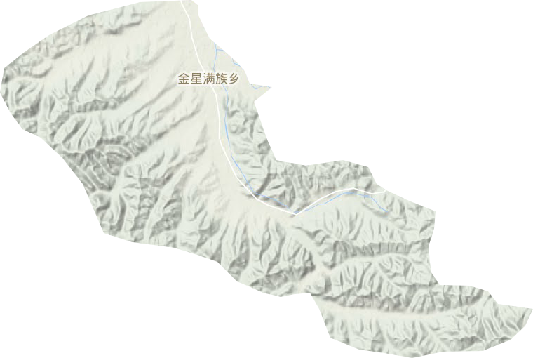 金星满族乡地形图