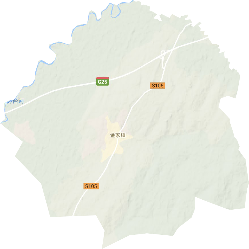 金家镇地形图