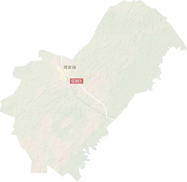 傅家镇地形图