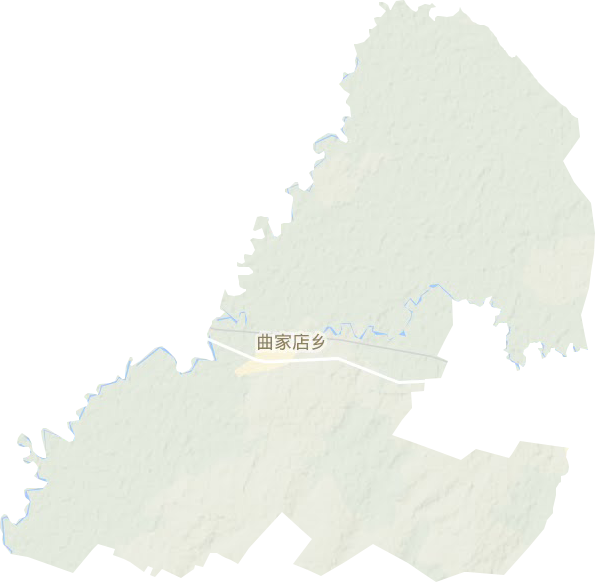 曲家店镇地形图