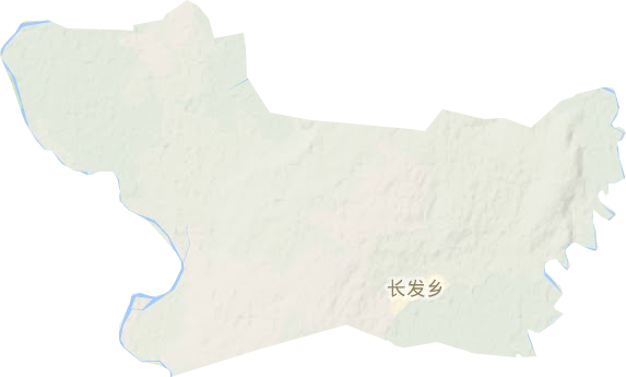 长发镇地形图