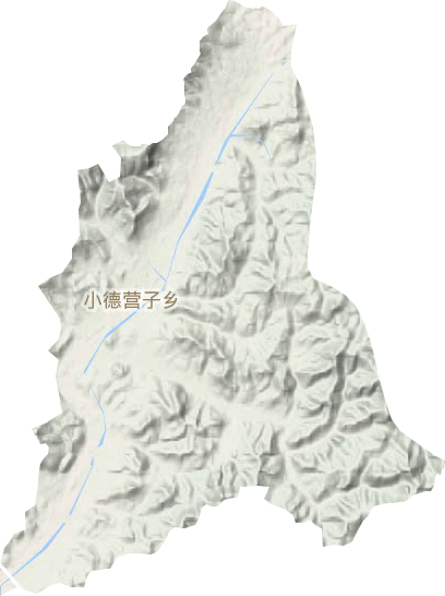 小德营子乡地形图