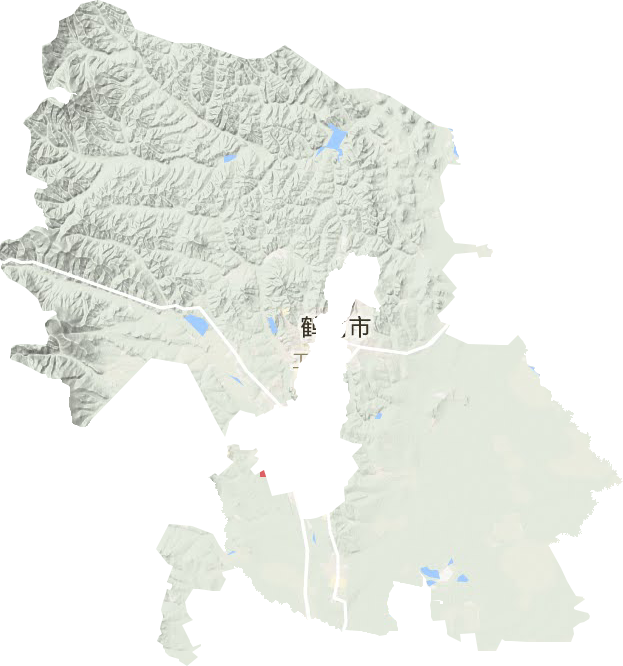 东山区地形图