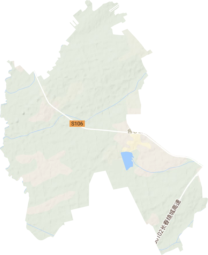 合心镇地形图
