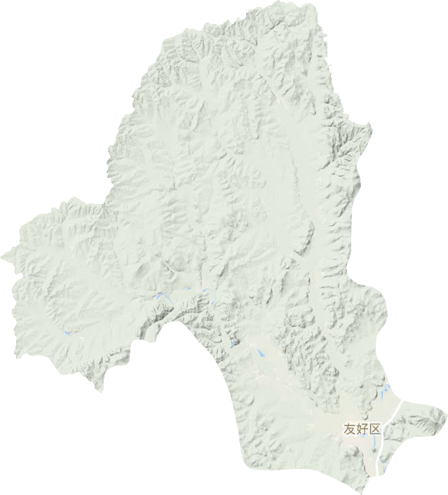 友好区地形图