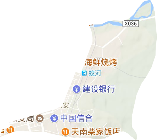 长安街道地形图