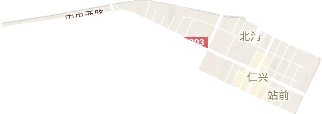 仁兴街道地形图