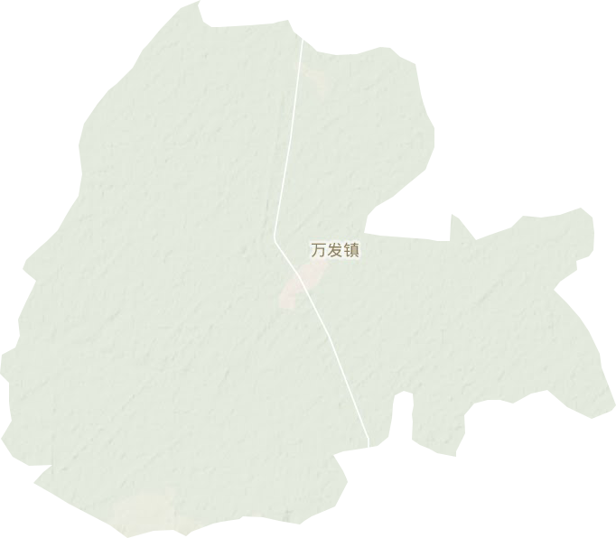 万发镇地形图