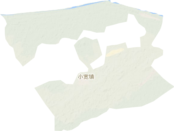 小宽镇地形图