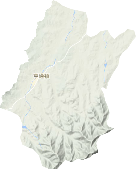 亨通镇地形图