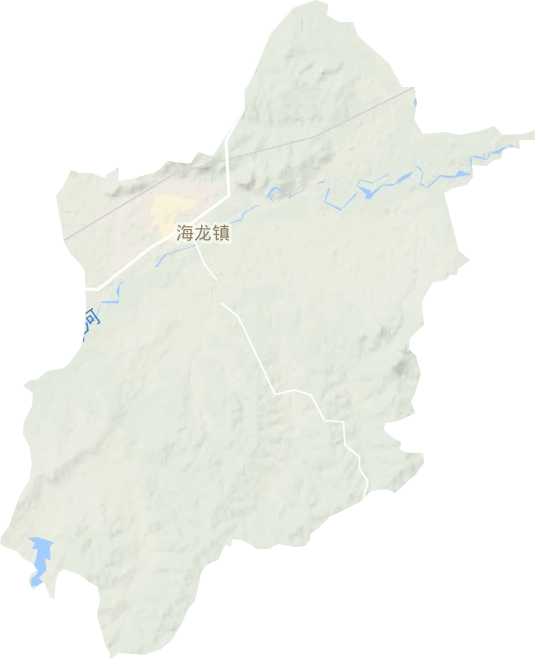 海龙镇地形图
