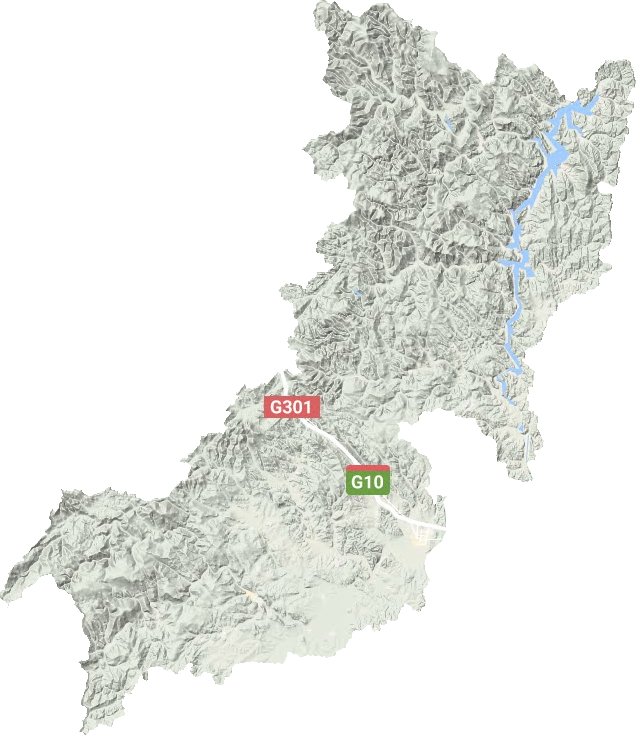 海林市地形图