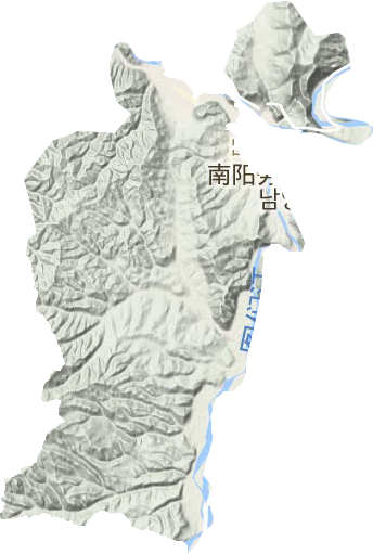 月晴镇地形图