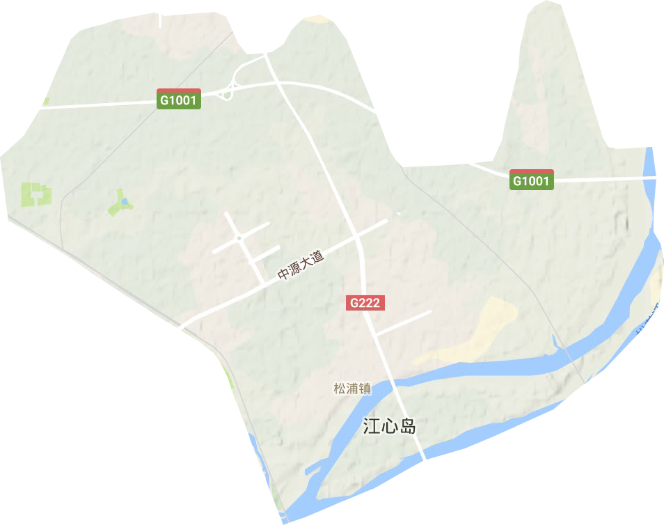 松浦街道地形图