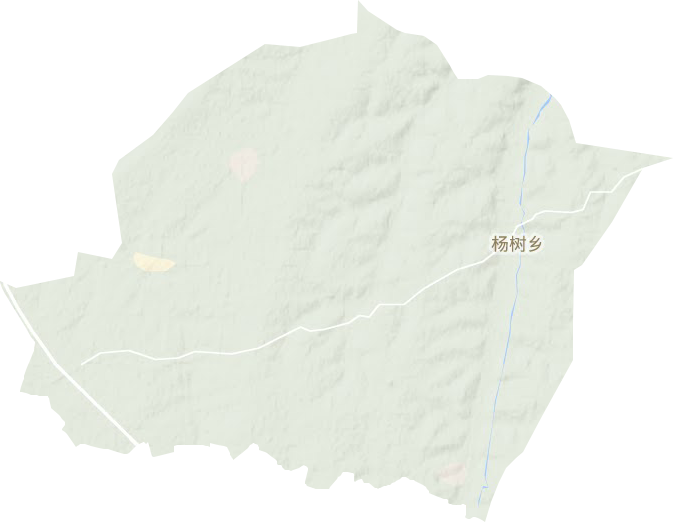 杨树镇地形图