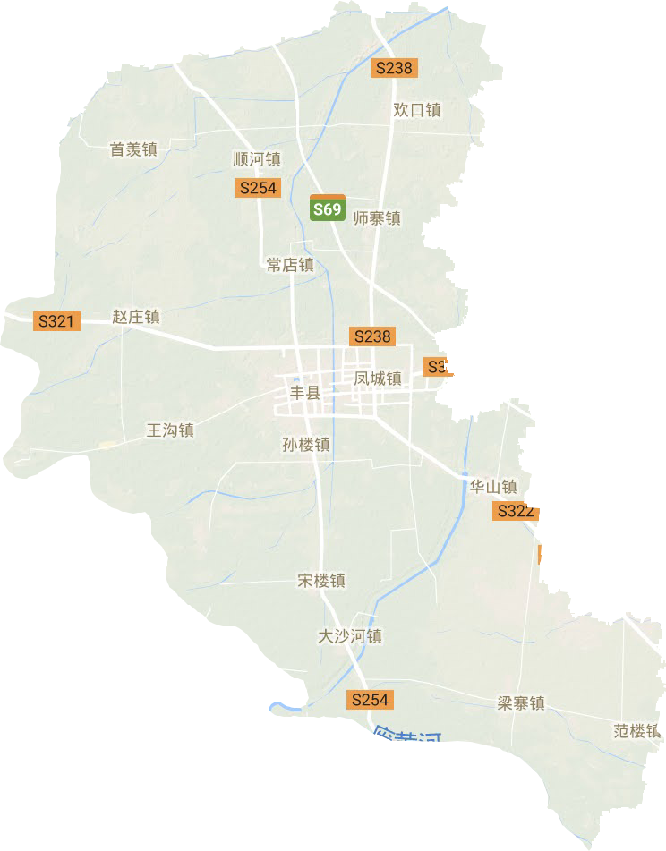 丰县地形图