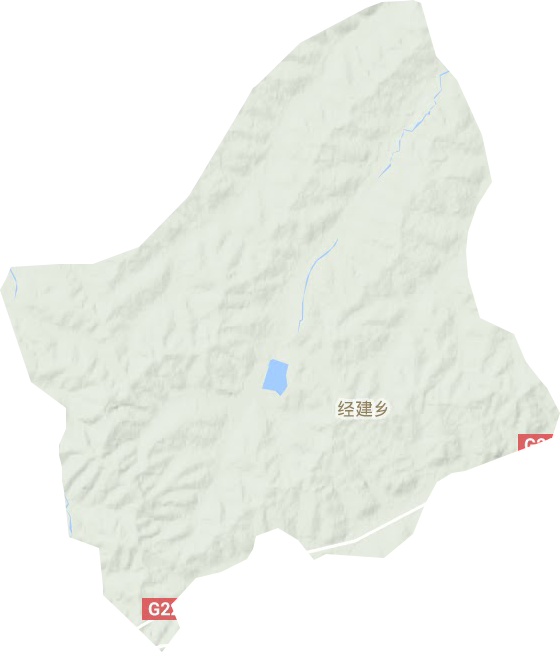 经建乡地形图