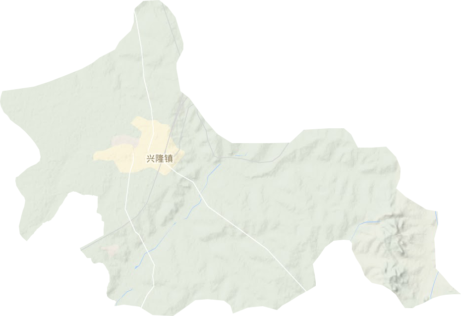 兴隆镇地形图