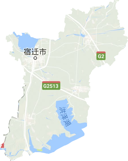 宿迁市地形图