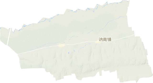 讷南镇地形图