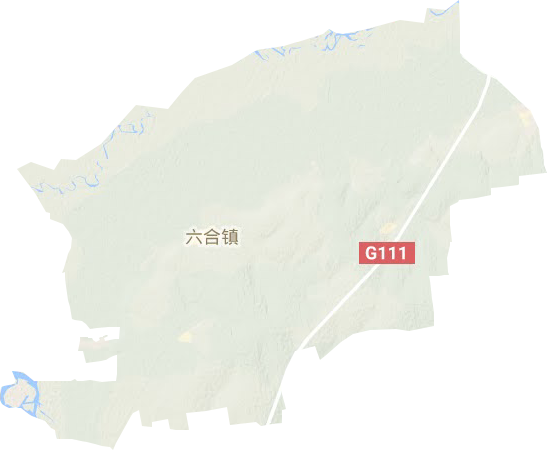 六合镇地形图