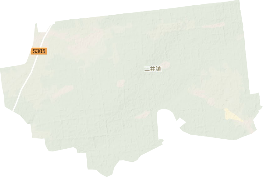 二井镇地形图