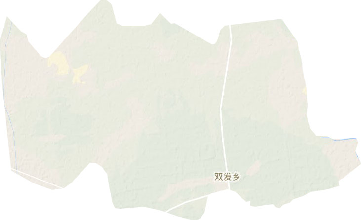 双发乡地形图
