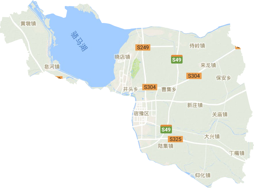 宿豫区地形图