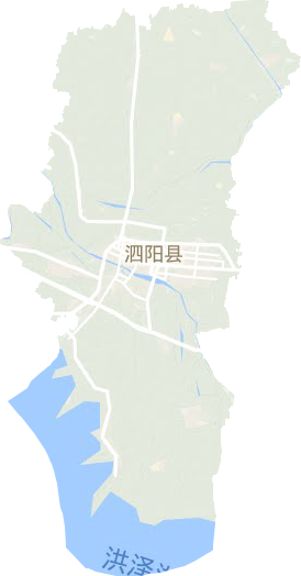 泗阳县地形图