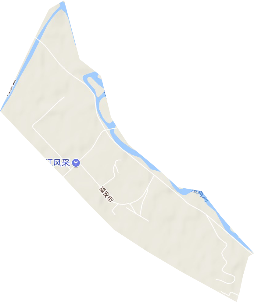 越秀街道地形图
