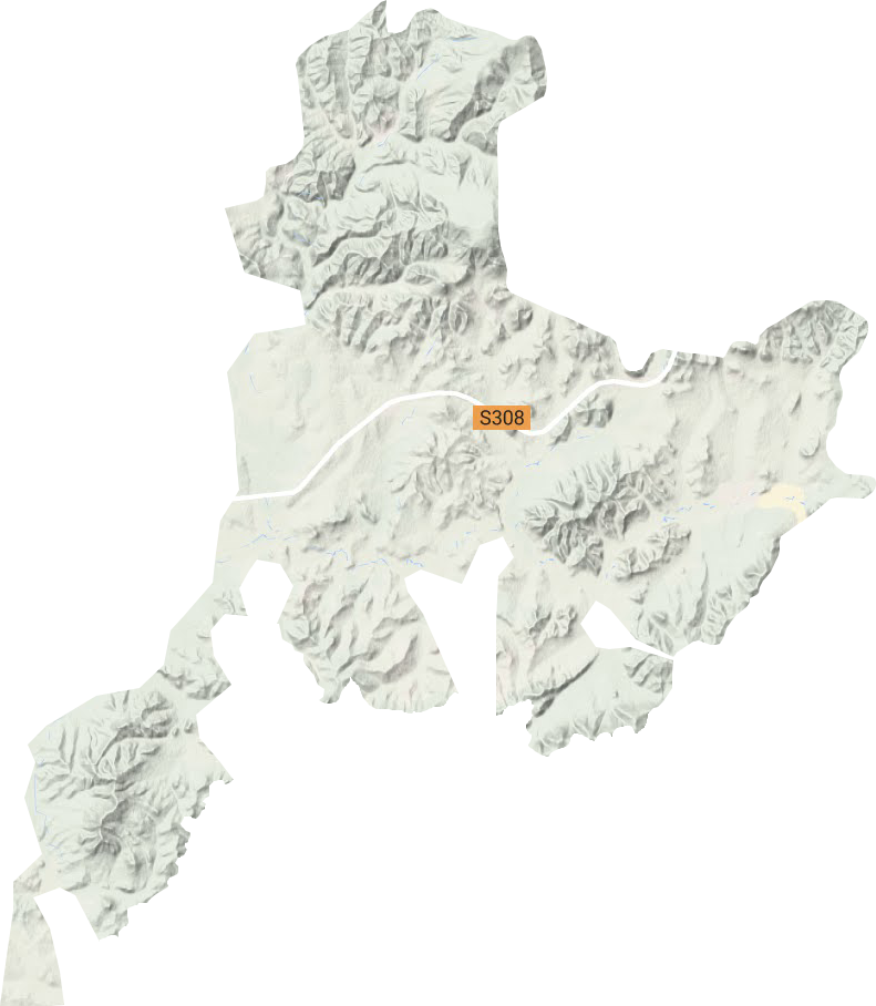宏伟镇地形图