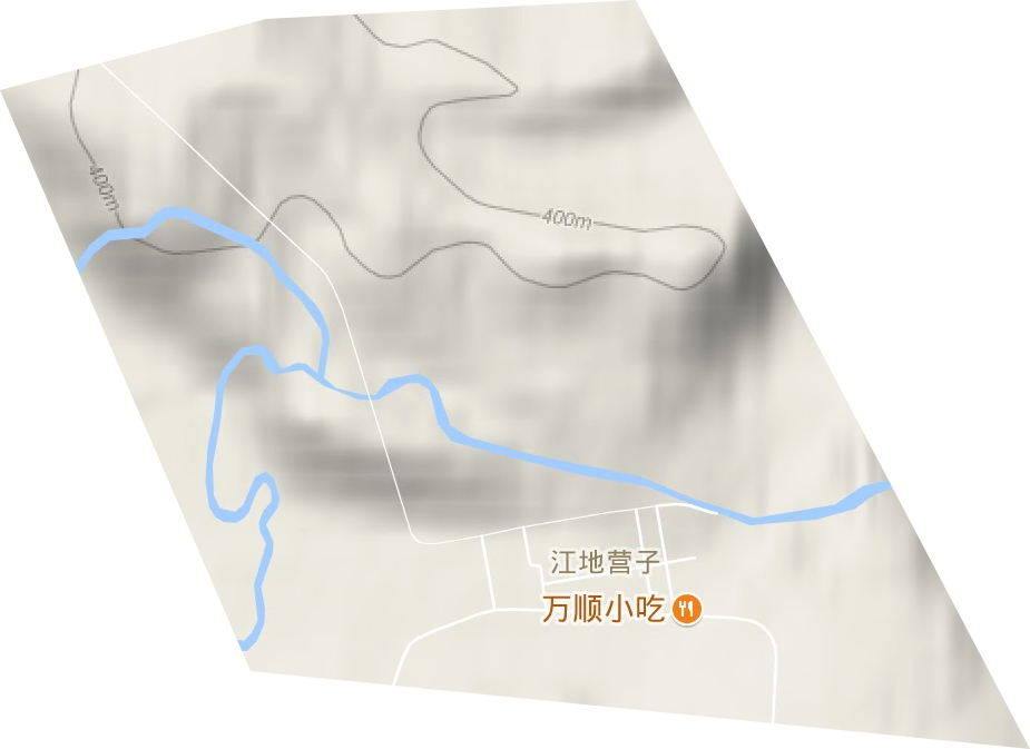 七二七林场地形图