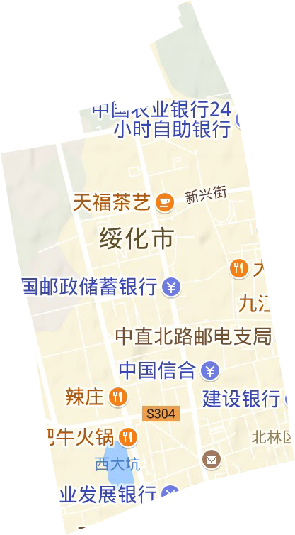 大有办事处地形图
