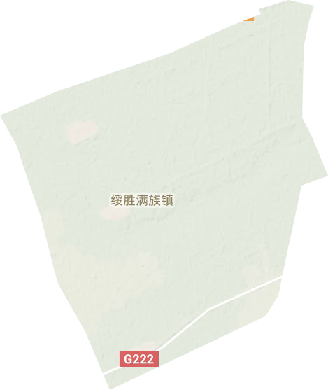 绥胜镇地形图