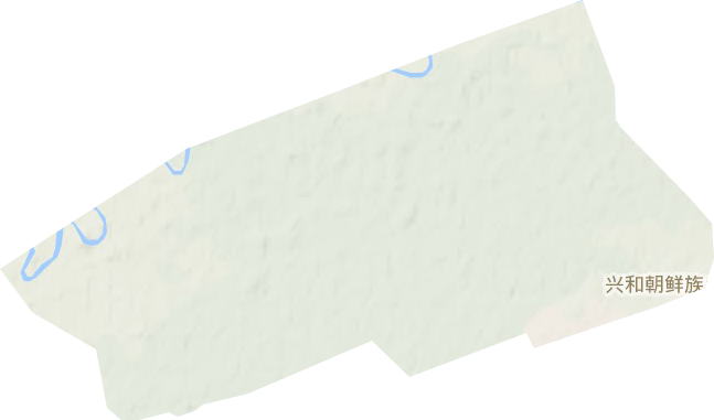 兴和乡地形图