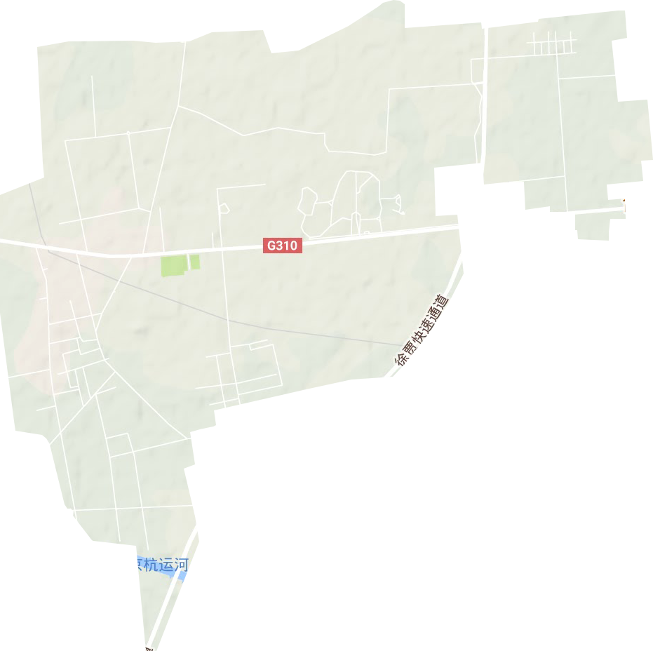 潘安湖街道地形图